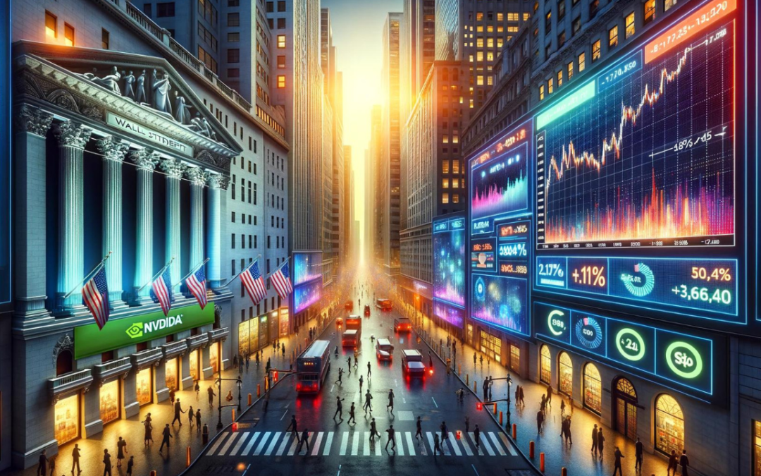 Descubre cómo Wall Street celebró un día positivo, liderado por Nvidia, con el S&P500, Dow Jones, Nasdaq registrando impresionantes ganancias